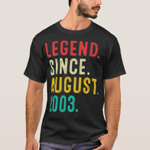 19歳レトロ伝説2003威厳がある 19th B Tシャツ