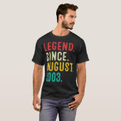 19歳レトロ伝説2003威厳がある 19th B Tシャツ (正面フル)