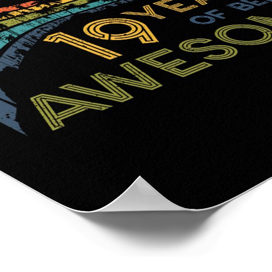 19歳誕生日ヴィンテージ2003 19誕生日 ポスター (角)