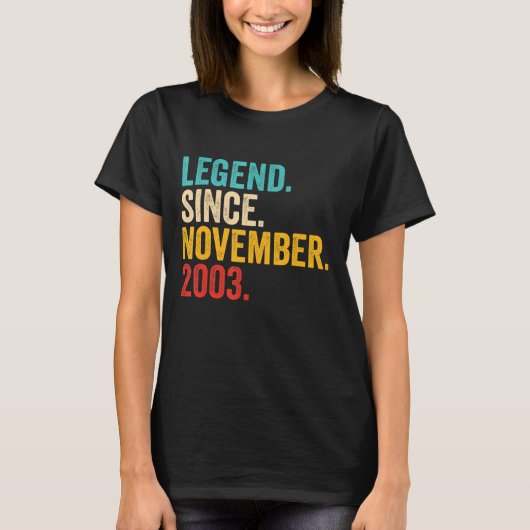 19歳19誕生日伝説11月から Tシャツ (正面)