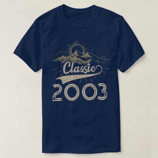 19歳2003年19歳クラシカル誕生日ギフトヴィンタ Tシャツ (デザイン正面)