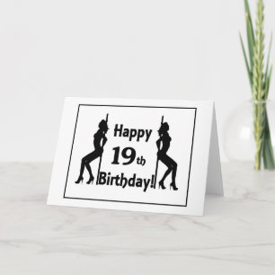 19番目の誕生日挨拶状 カード