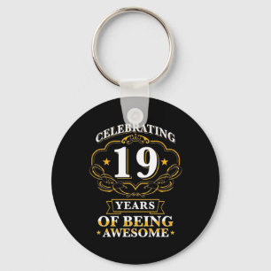 19祝年間の存在素晴らし キーホルダー