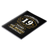 19祝年間の存在素晴らし ノートブック (左側)