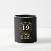 19祝年間の存在素晴らし マグカップ (中央)