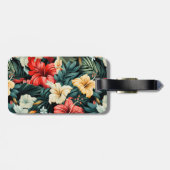 #19花柄 ラゲッジタグ (裏面横)