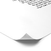 19表ほこりっぽい青バラボホシック座席表 ポスター (角)