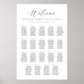 19表ウェルカムシーティングチャート ポスター (正面)