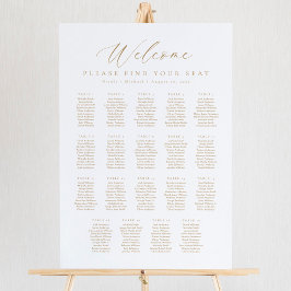 19表ウェルカムシーティングチャート ポスター