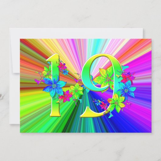 19誕生日に咲く虹の花 (正面)