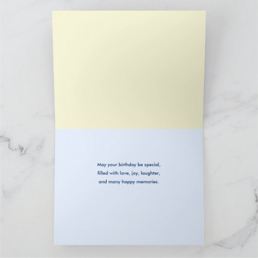 19誕生日ウィッシュズキャッスルハワード絵画ヨーク カード (内部)