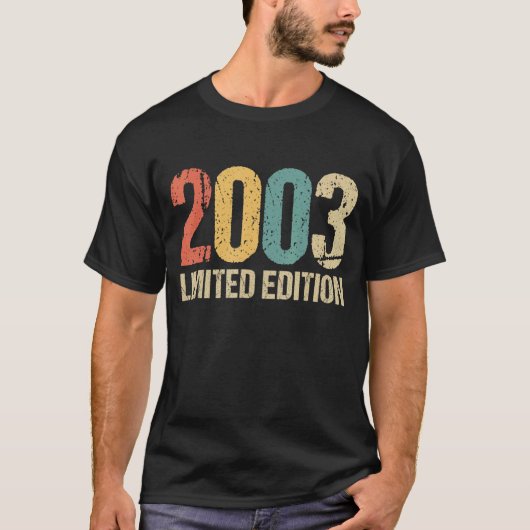 19誕生日ボーイガール19年2003 5 Tシャツ (正面)