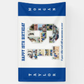 19誕生日周年記念19フォトコラージュ 横断幕 (縦)