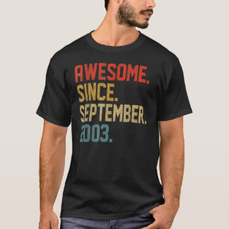19誕生日9月素晴らし19日 Tシャツ
