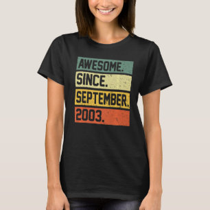 19誕生日9月素晴らし19日 Tシャツ