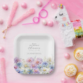 19誕生日9月誕生花 ペーパープレート (パーティー)