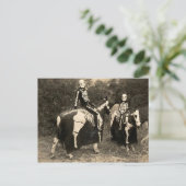 1900のスケルトン騎兵 ポストカード (スタンド正面)