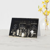 1900パリのベーカリー カード (黄色い花)