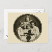 1900ビクトリアン年代の子どもたちおもしろい、不気味な悪鬼 ポストカード (正面/裏面)