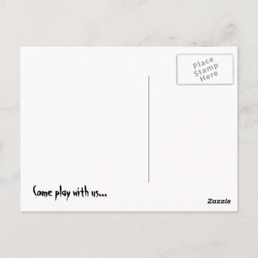 1900ビクトリアン年代の子どもたちおもしろい、不気味な悪鬼 ポストカード (裏面)