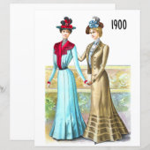 1900ファッションプレートプリント (正面/裏面)