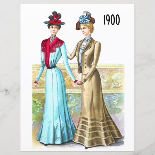 1900ファッションプレートプリント (正面)