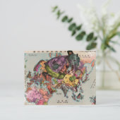 1900ワールドビューマップ ポストカード (スタンド正面)