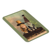 1900匹の猫が帽子をかぶったRPPC マグネット (右側)