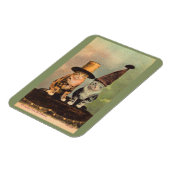 1900匹の猫が帽子をかぶったRPPC マグネット (左側)