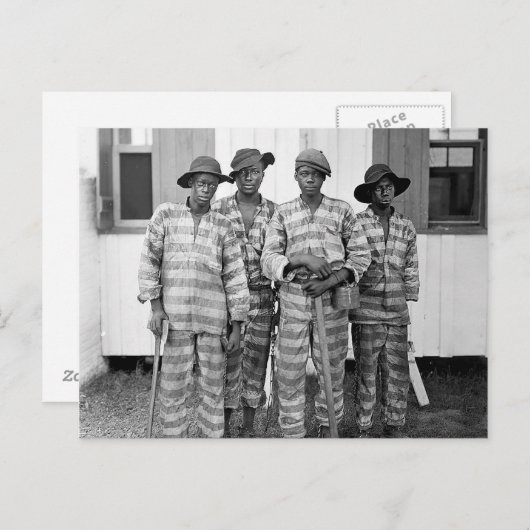 1900南チェーン一団の郵便はがき ポストカード (正面/裏面)