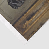 1900年に黒いドレスを着た高級社会女性 薄葉紙 (詳細)