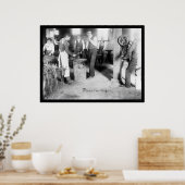 1900年のアフリカ系アメリカ人の鍛冶職人 ポスター (キッチン)