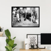 1900年のアフリカ系アメリカ人の鍛冶職人 ポスター (ホームオフィス)