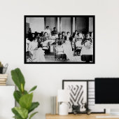 1900年のアメリカのシームレスアフリカ人 ポスター (ホームオフィス)