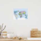 1900年のデジタルイラストレーション ポスター (キッチン)