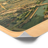 1900年のパリ・フランのパノラマビュー ポスター (角)