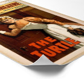 1900年のヴィンテージ「亀」 ポスター (角)