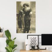 1900年の女性ファンシーポスター ポスター (ホームオフィス)