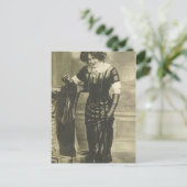 1900年の女性ファンシーポストカード ポストカード (スタンド正面)