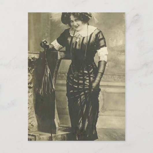 1900年の女性ファンシーポストカード ポストカード (正面)