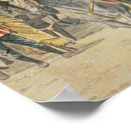 1900年の展示:アングロインディアン館 ポスター (角)