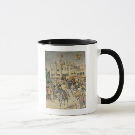 1900年の展覧会: 英国インディアンのパビリオン マグカップ (右)
