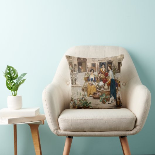 1900年の装飾用クッションのイタリアンな花の市場イタリア クッション (椅子)