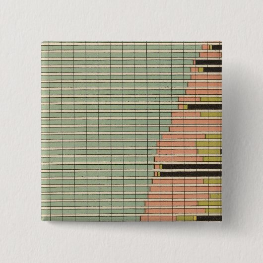 1900年の45名の男性人口 缶バッジ (正面)