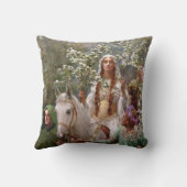 1900年ジョン・コリアーによるギニー女王のメイイング クッション (裏面)