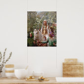 1900年ジョン・コリアーによるギニー女王のメイイング ポスター (キッチン)