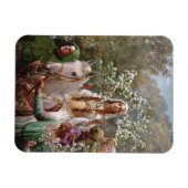 1900年ジョン・コリアーによるギニー女王のメイイング マグネット (横)