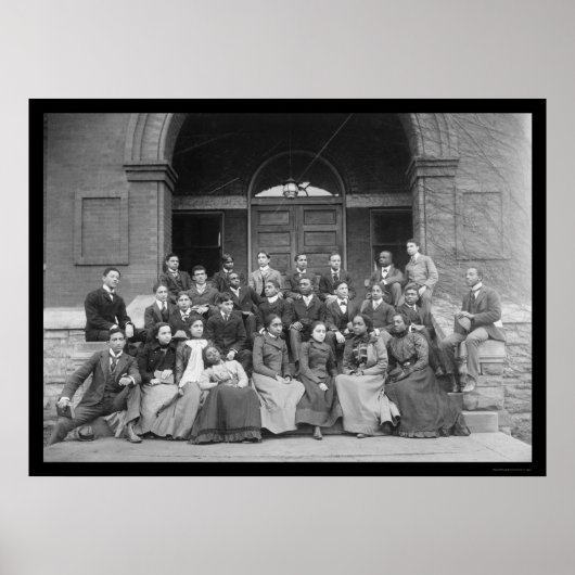 1900年ナッシュビルのフィスク大学 ポスター (正面)