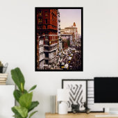 1900年ニューヨーク市でブロードウェイを探す ポスター (ホームオフィス)