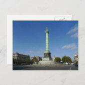 1900年パリのバスティーユを追悼 ポストカード (正面/裏面)